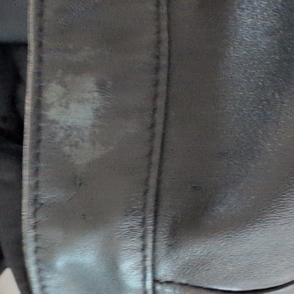Michael Hoban for North Beach Leather Straight Leg Black Leather Pants Size 6 - Picture 9 of 9
